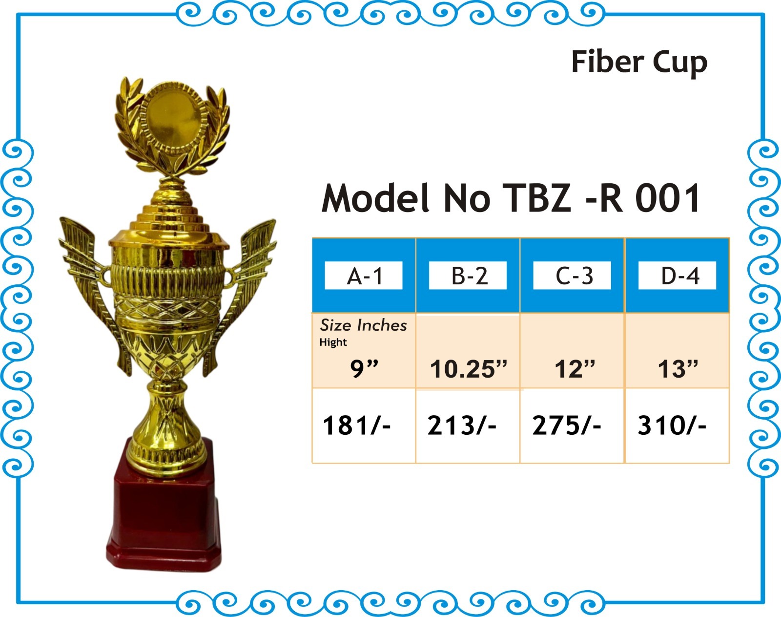 Fiber Trophy